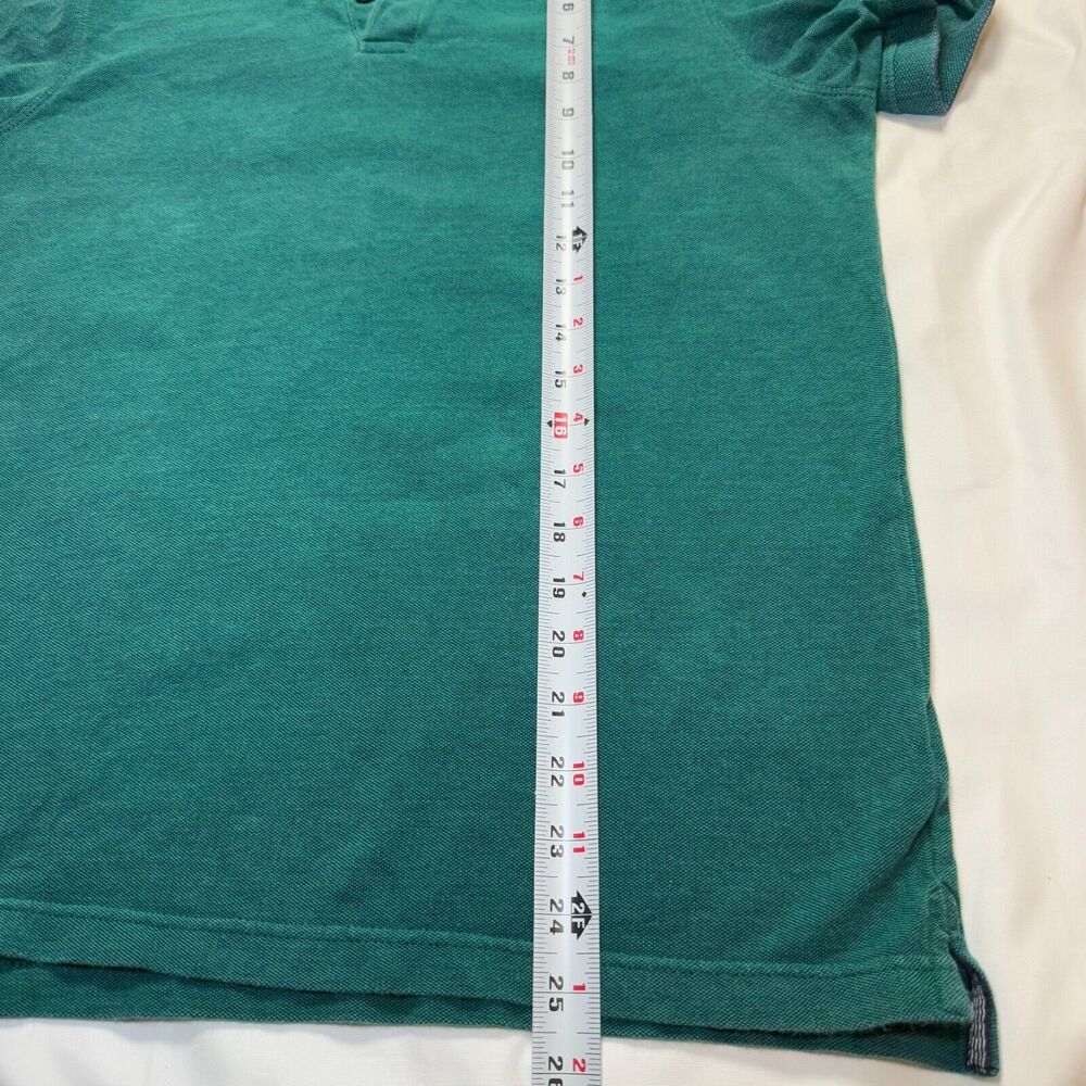 Banana Republic Shirt Mens Medium Green Short Sleeve Polo Casual - Picture 5 of 6